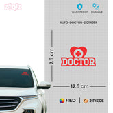 Bold Medical Tag for Doctor's Car Safety